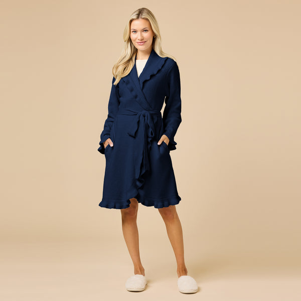 36" Ruffle Chenille Robe