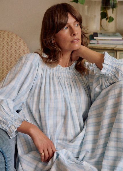 Leonore - Skye Blue Tartan